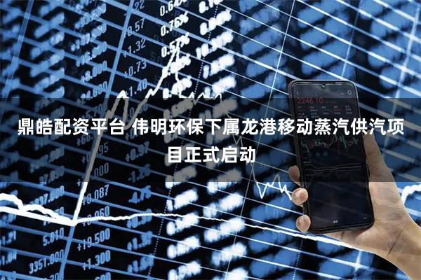 鼎皓配资平台 伟明环保下属龙港移动蒸汽供汽项目正式启动